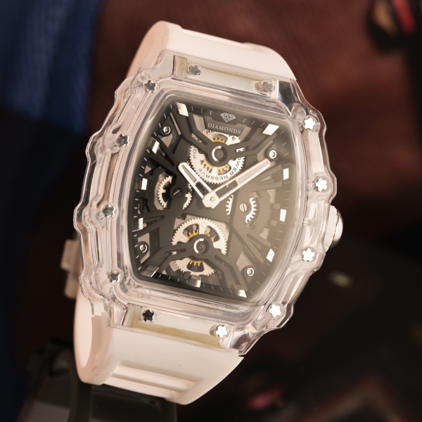 Black Dial-White